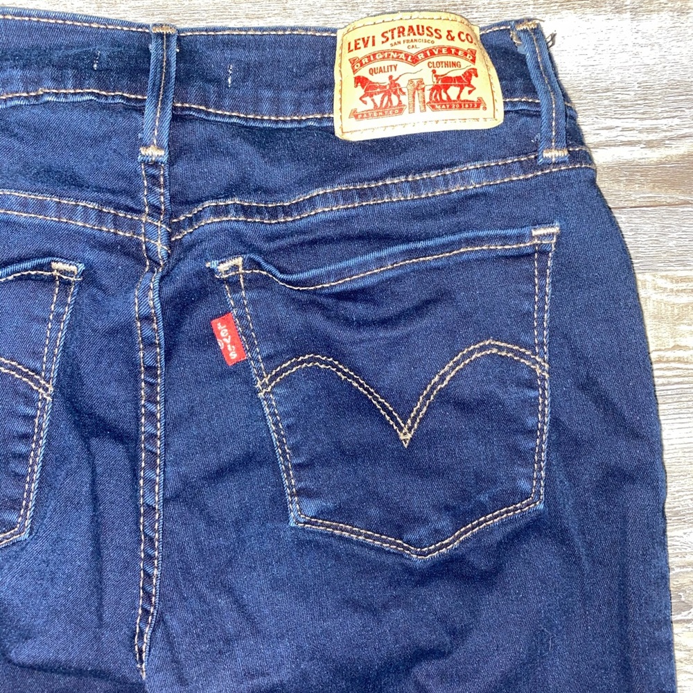 Levi’s 710 Super Skinny Dark Blue Jeans